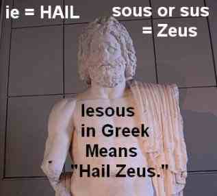 Hail Zeus no more